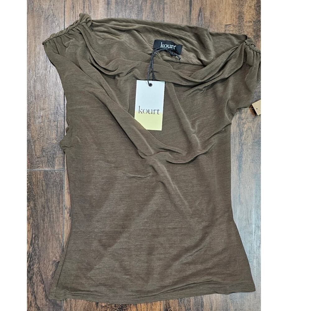 Few Moda Kourt Top Size Small Brown New